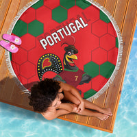 Portugal 2024 Football Beach Blanket 2024 Go Champions - Wonder Print Shop