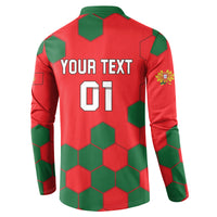 Custom Portugal 2024 Football Button Sweatshirt 2024 Go Champions - Wonder Print Shop