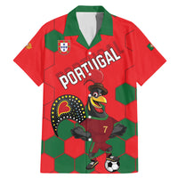 Custom Portugal 2024 Football Family Matching Mermaid Dress and Hawaiian Shirt 2024 Go Champions - Wonder Print Shop
