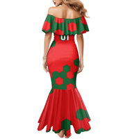 Custom Portugal 2024 Football Mermaid Dress 2024 Go Champions - Wonder Print Shop