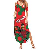 Custom Portugal 2024 Football Summer Maxi Dress 2024 Go Champions - Wonder Print Shop