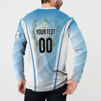 Custom Rugby Guatemala Button Sweatshirt Jaguares Go Champions