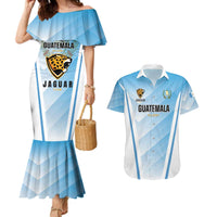 Custom Rugby Guatemala Couples Matching Mermaid Dress and Hawaiian Shirt Jaguares Go Champions
