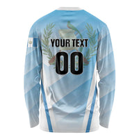 Custom Rugby Guatemala Long Sleeve Shirt Jaguares Go Champions