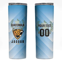 Custom Rugby Guatemala Skinny Tumbler Jaguares Go Champions