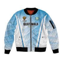 Custom Rugby Guatemala Sleeve Zip Bomber Jacket Jaguares Go Champions