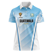 Custom Rugby Guatemala Women Polo Shirt Jaguares Go Champions