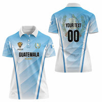 Custom Rugby Guatemala Women Polo Shirt Jaguares Go Champions