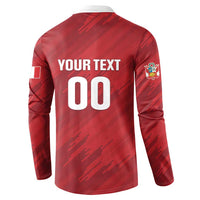 Custom Rugby Peru Button Sweatshirt Los Tumis Go Champions