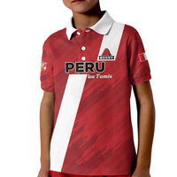 Custom Rugby Peru Kid Polo Shirt Los Tumis Go Champions