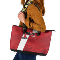 Rugby Peru Leather Tote Bag Los Tumis Go Champions