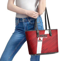 Rugby Peru Leather Tote Bag Los Tumis Go Champions