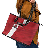 Rugby Peru Leather Tote Bag Los Tumis Go Champions