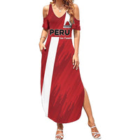 Custom Rugby Peru Summer Maxi Dress Los Tumis Go Champions