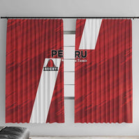 Rugby Peru Window Curtain Los Tumis Go Champions
