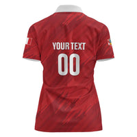 Custom Rugby Peru Women Polo Shirt Los Tumis Go Champions