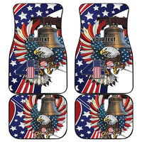 USA 4th Of July Car Mats United State Eagle Liberty Bell