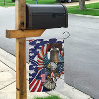USA 4th Of July Garden Flag United State Eagle Liberty Bell