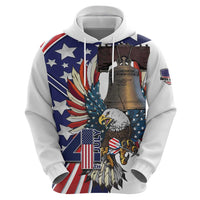 Personalized USA 4th Of July Hoodie United State Eagle Liberty Bell