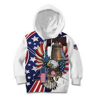 Personalized USA 4th Of July Kid Hoodie United State Eagle Liberty Bell