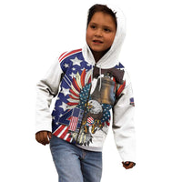 Personalized USA 4th Of July Kid Hoodie United State Eagle Liberty Bell