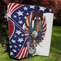USA 4th Of July Quilt United State Eagle Liberty Bell