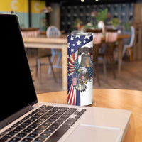 Personalized USA 4th Of July Skinny Tumbler United State Eagle Liberty Bell
