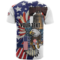 Personalized USA 4th Of July T Shirt United State Eagle Liberty Bell