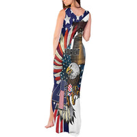 Personalized USA 4th Of July Tank Maxi Dress United State Eagle Liberty Bell
