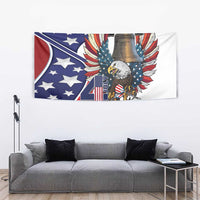 USA 4th Of July Tapestry United State Eagle Liberty Bell