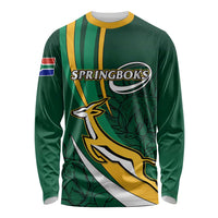 South Africa Rugby Long Sleeve Shirt Springboks Go Champions World Cup 2023 LT01