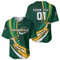 Personalised South Africa Rugby Baseball Jersey Springboks Go Champions World Cup 2023 - Wonder Print Shop