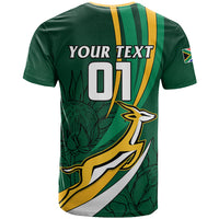 Personalised South Africa Rugby T Shirt Springboks Go Champions World Cup 2023 - Wonder Print Shop