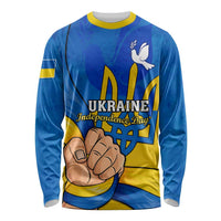 Ukraine Independence Day Long Sleeve Shirt Ukrainian Trident Special Version LT01
