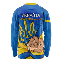 Ukraine Independence Day Long Sleeve Shirt Ukrainian Trident Special Version LT01