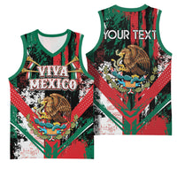 Personalized Viva Mexico Basketball Jersey Happy Independence Day