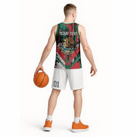 Personalized Viva Mexico Basketball Jersey Happy Independence Day