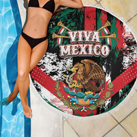 Viva Mexico Beach Blanket Happy Independence Day