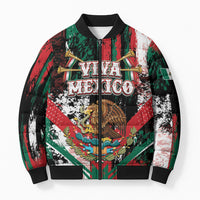 Personalized Viva Mexico Bomber Puffer Jacket Happy Independence Day