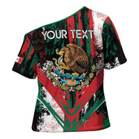 Personalized Viva Mexico Cross Shoulder Shirt Happy Independence Day