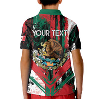 Personalized Viva Mexico Kid Polo Shirt Happy Independence Day