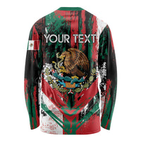 Personalized Viva Mexico Long Sleeve Shirt Happy Independence Day