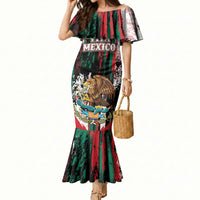 Personalized Viva Mexico Mermaid Dress Happy Independence Day