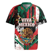 Personalized Viva Mexico Rugby Jersey Happy Independence Day