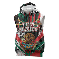 Personalized Viva Mexico Sleeveless Hoodie Happy Independence Day