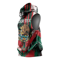 Personalized Viva Mexico Sleeveless Hoodie Happy Independence Day