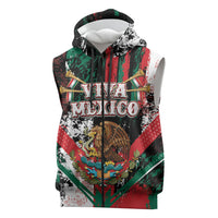 Personalized Viva Mexico Sleeveless Zip Hoodie Happy Independence Day