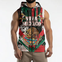 Personalized Viva Mexico Sleeveless Zip Hoodie Happy Independence Day