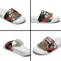 Viva Mexico Slide Sandals Happy Independence Day