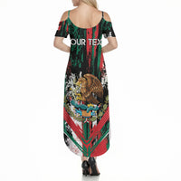 Personalized Viva Mexico Summer Maxi Dress Happy Independence Day